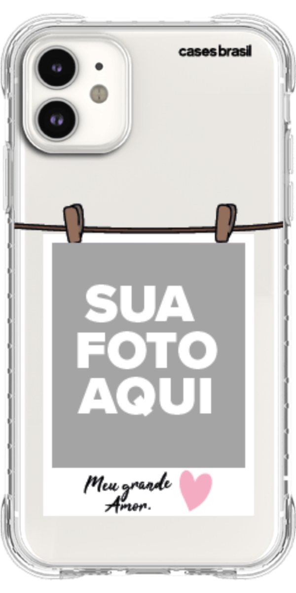 Capinha para Celular Polaroid Meu Grande Amor