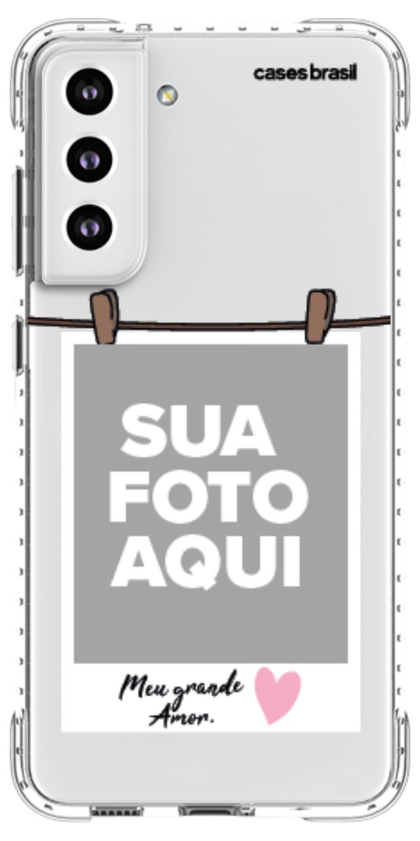 Capinha para Celular Polaroid Meu Grande Amor