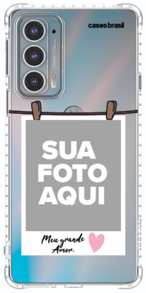 Capinha para Celular Polaroid Meu Grande Amor