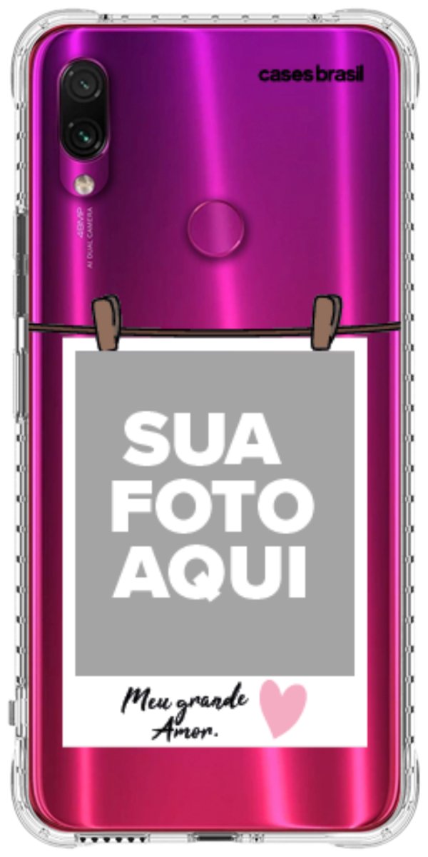 Capinha para Celular Polaroid Meu Grande Amor
