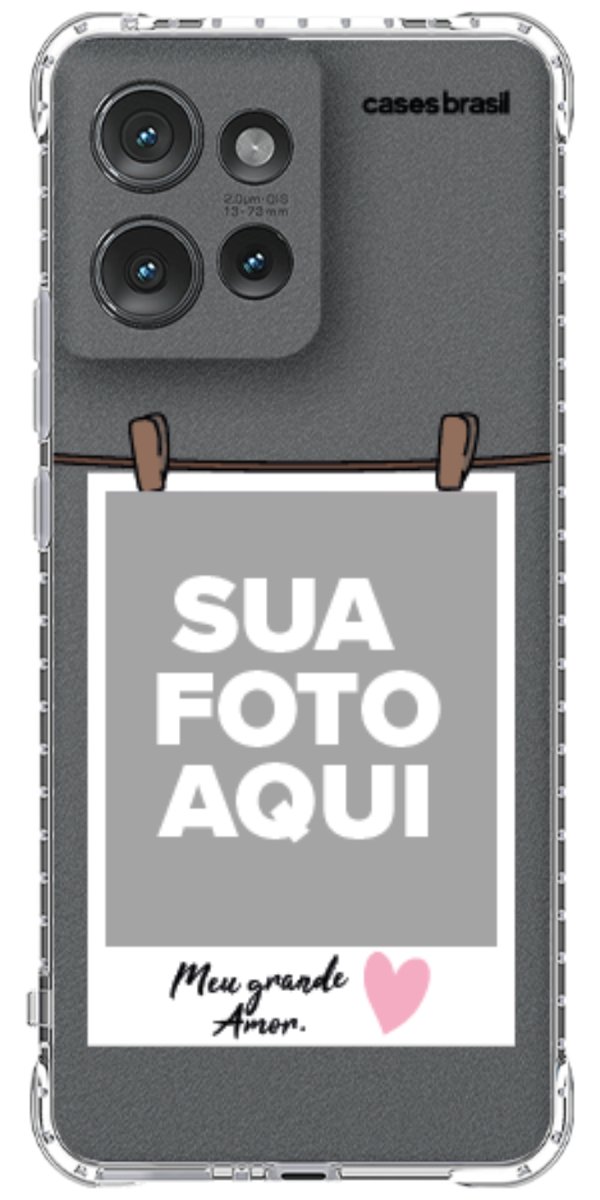 Capinha para Celular Polaroid Meu Grande Amor