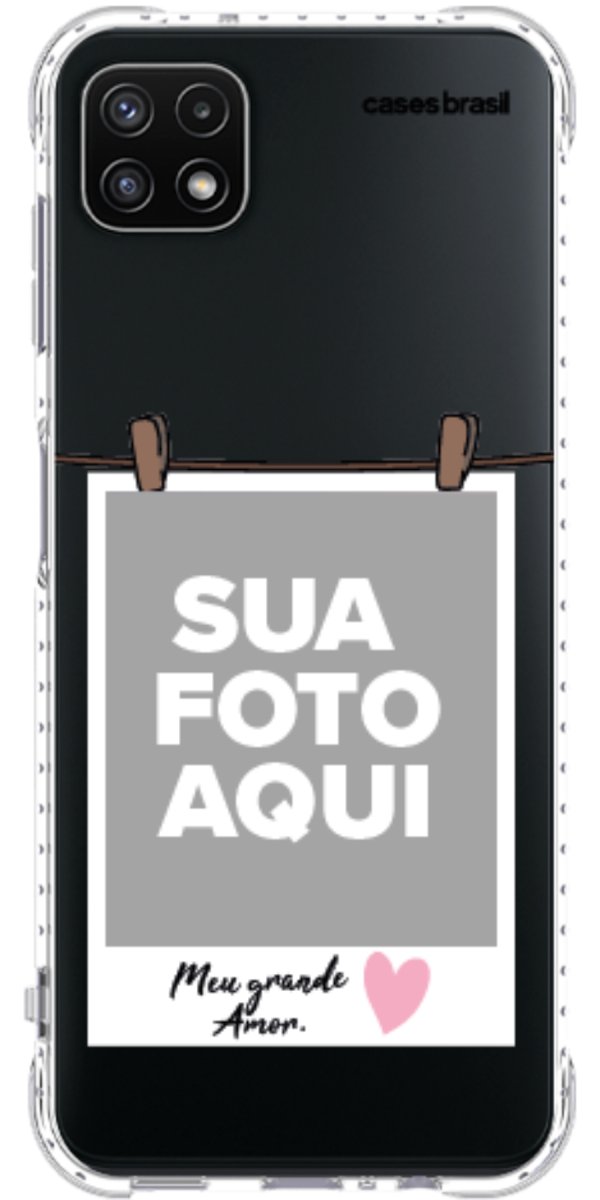 Capinha para Celular Polaroid Meu Grande Amor