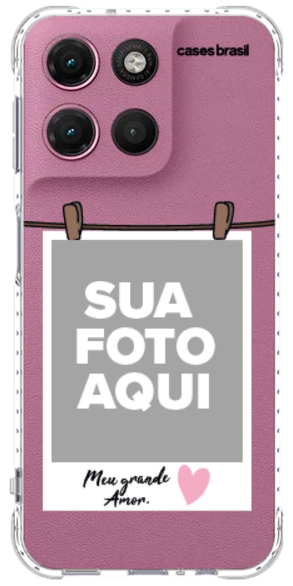 Capinha para Celular Polaroid Meu Grande Amor
