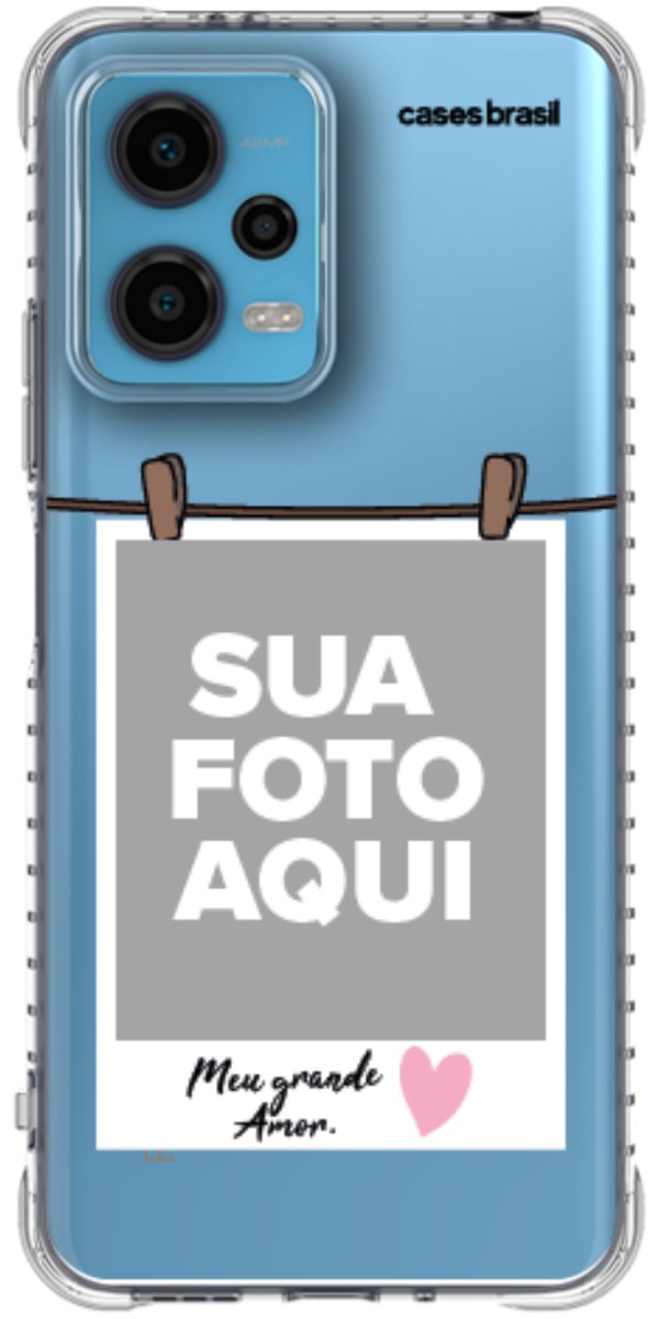 Capinha para Celular Polaroid Meu Grande Amor