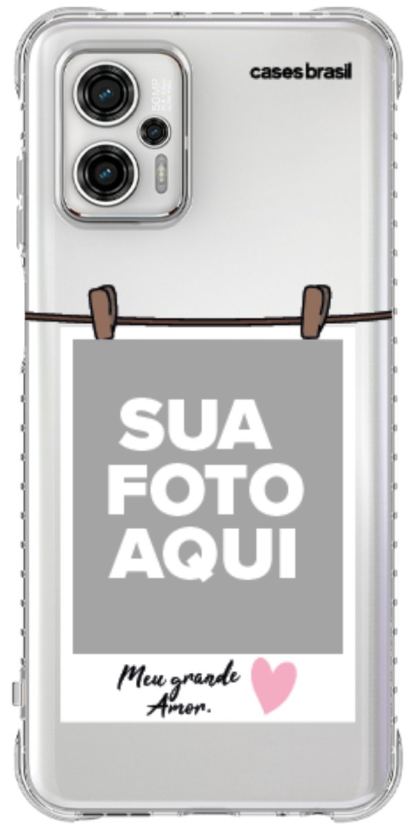 Capinha para Celular Polaroid Meu Grande Amor