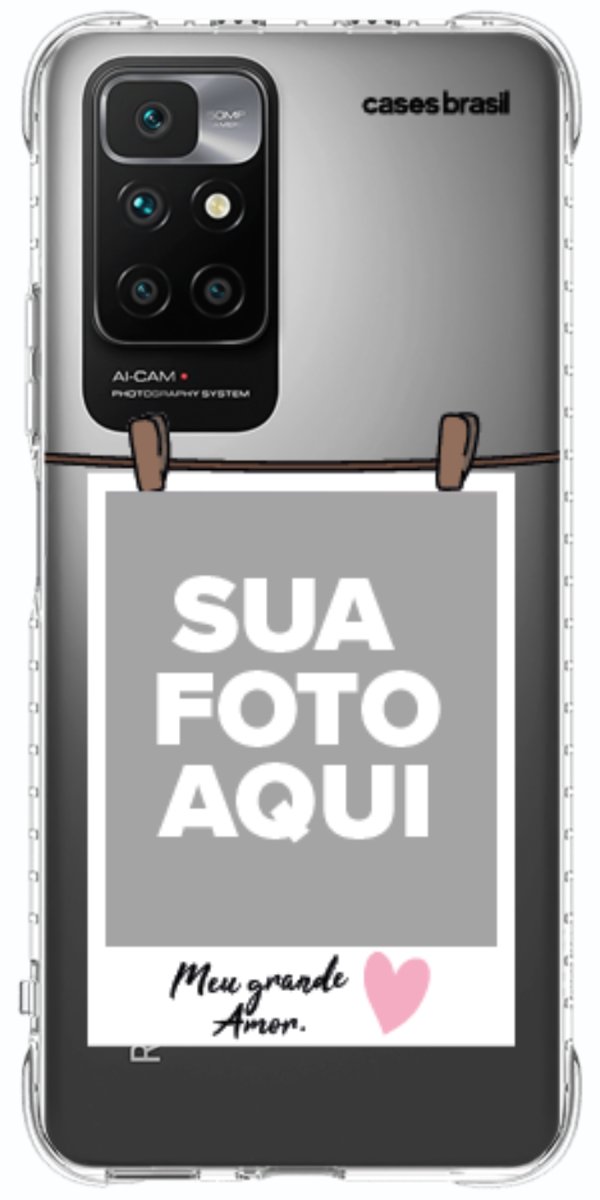 Capinha para Celular Polaroid Meu Grande Amor