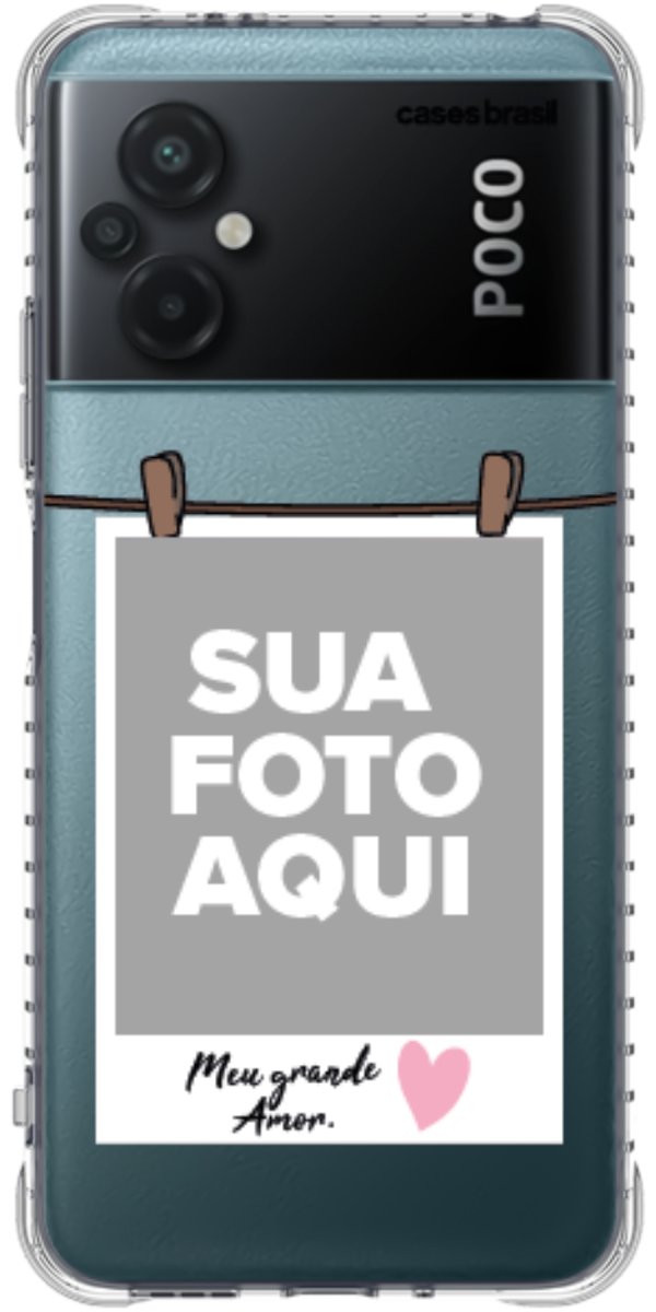 Capinha para Celular Polaroid Meu Grande Amor