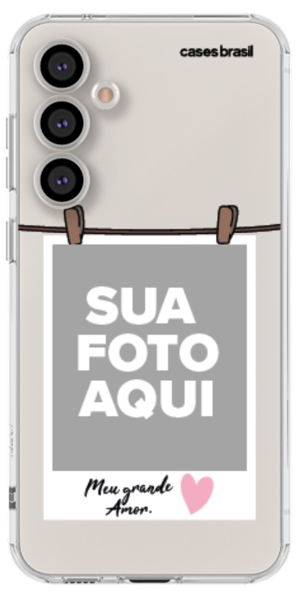 Capinha para Celular Polaroid Meu Grande Amor