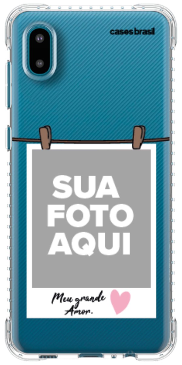 Capinha para Celular Polaroid Meu Grande Amor