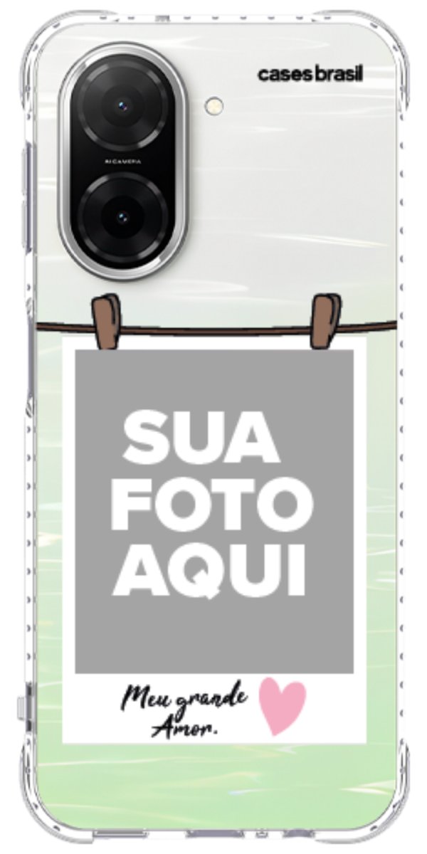 Capinha para Celular Polaroid Meu Grande Amor