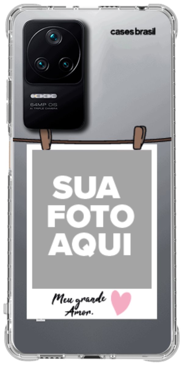 Capinha para Celular Polaroid Meu Grande Amor