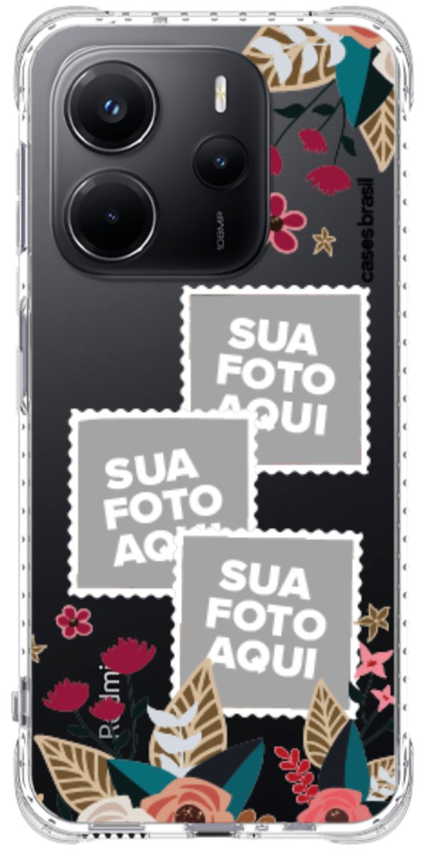 Capinha para Celular Recortes Floridos