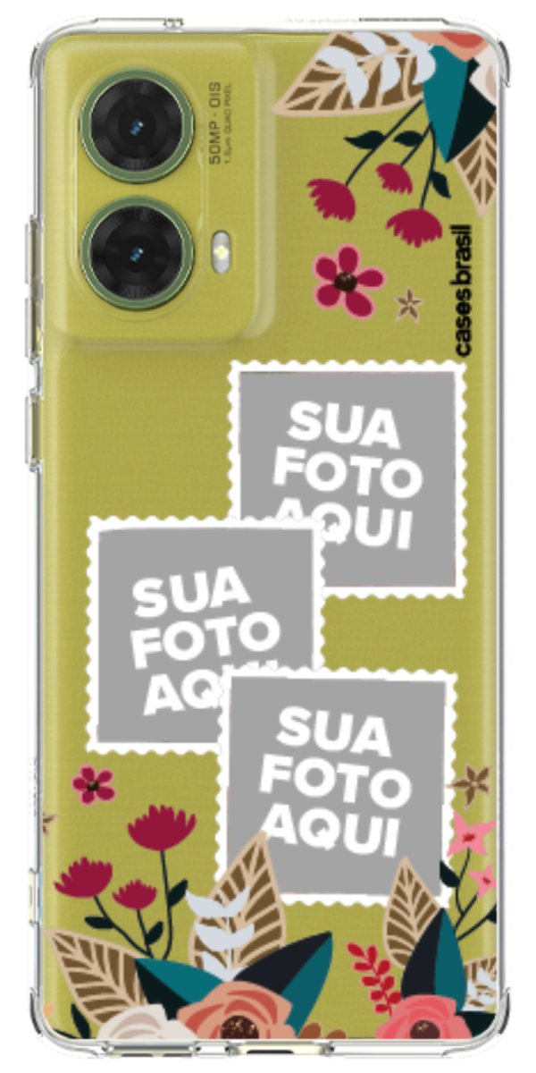 Capinha para Celular Recortes Floridos