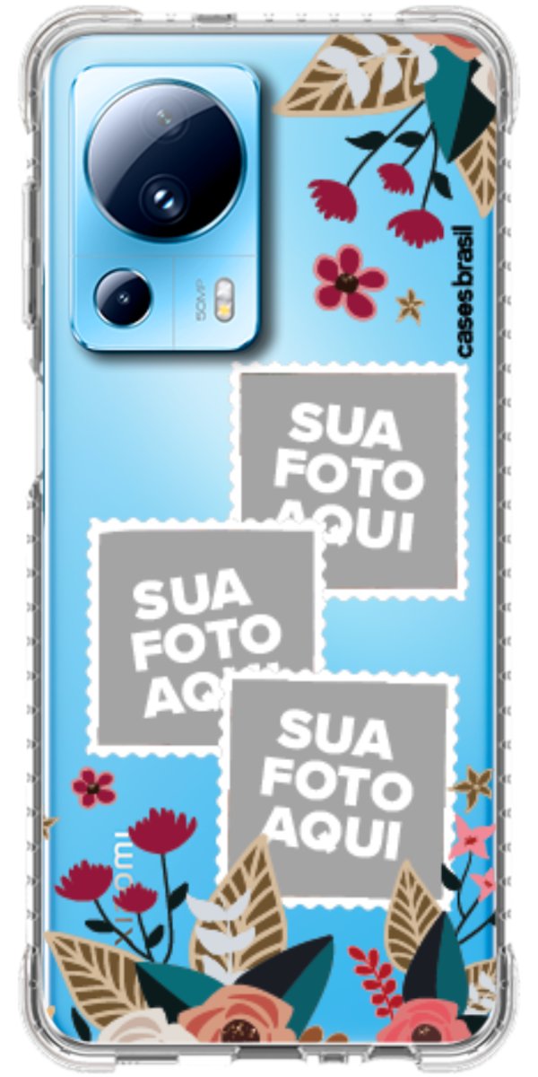 Capinha para Celular Recortes Floridos