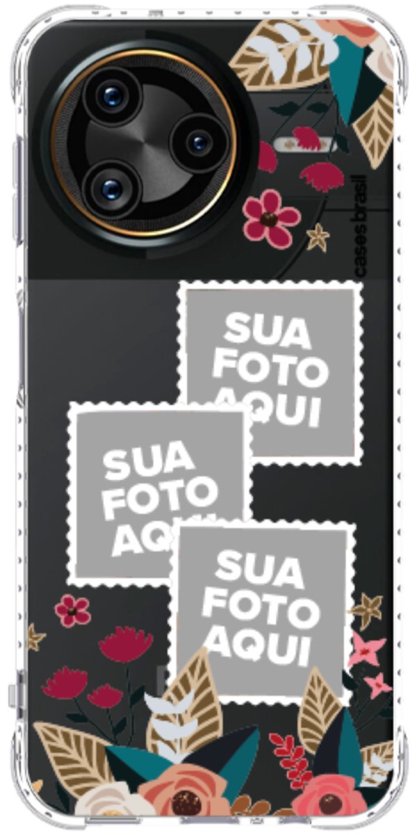 Capinha para Celular Recortes Floridos