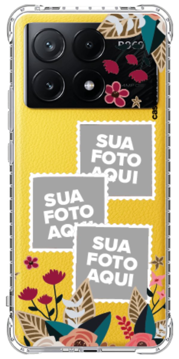 Capinha para Celular Recortes Floridos