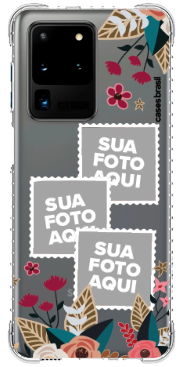 Capinha para Celular Recortes Floridos