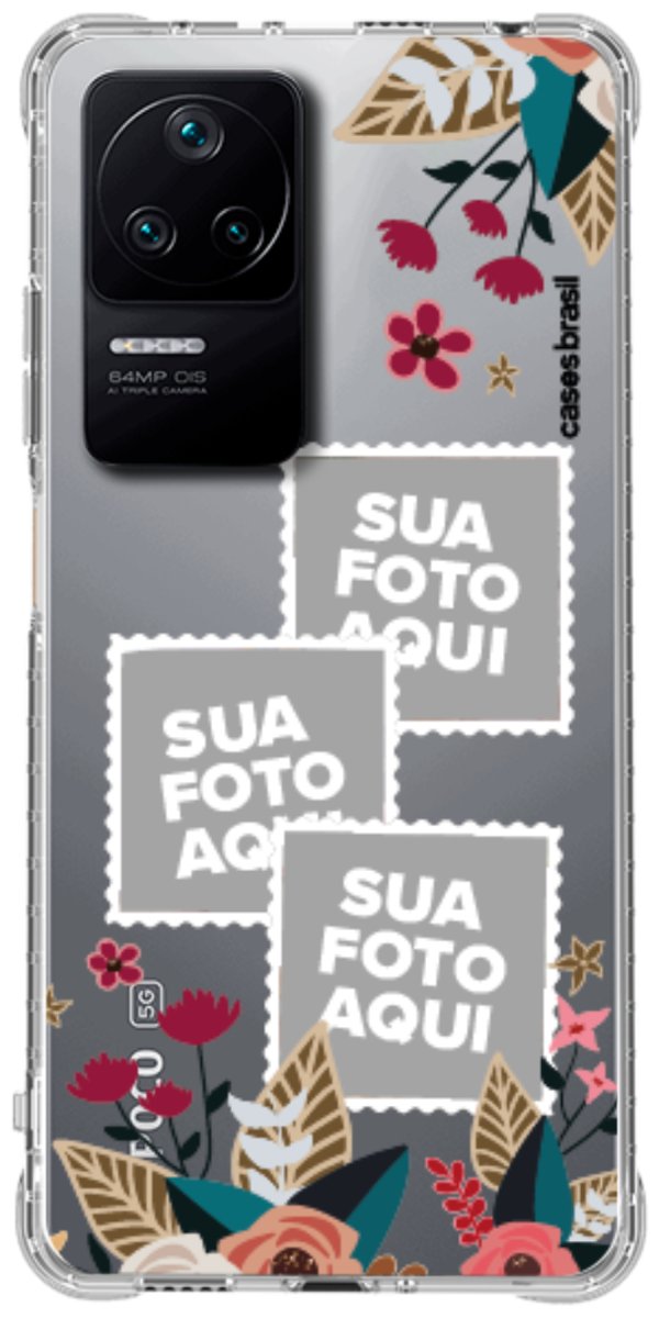 Capinha para Celular Recortes Floridos