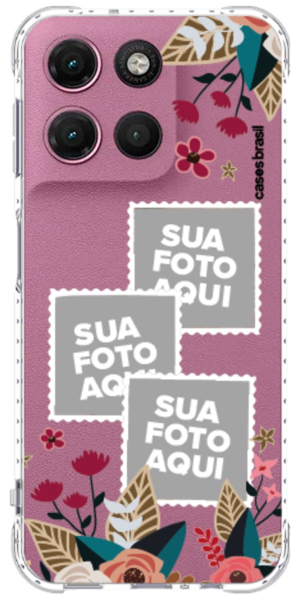 Capinha para Celular Recortes Floridos