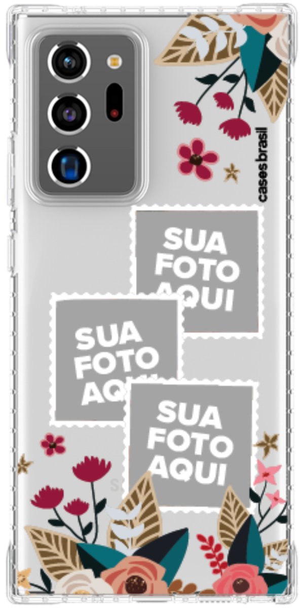 Capinha para Celular Recortes Floridos
