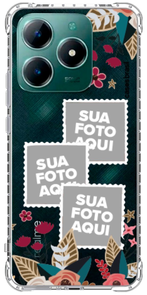 Capinha para Celular Recortes Floridos