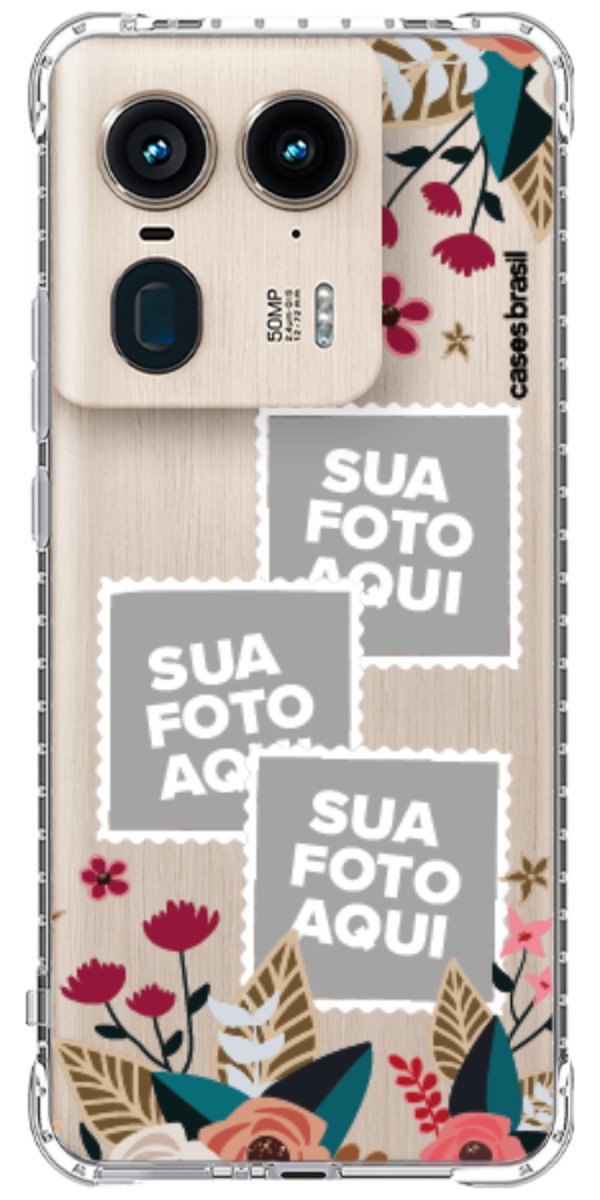 Capinha para Celular Recortes Floridos