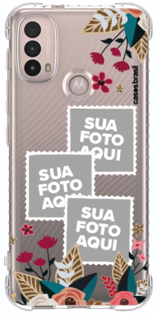 Capinha para Celular Recortes Floridos