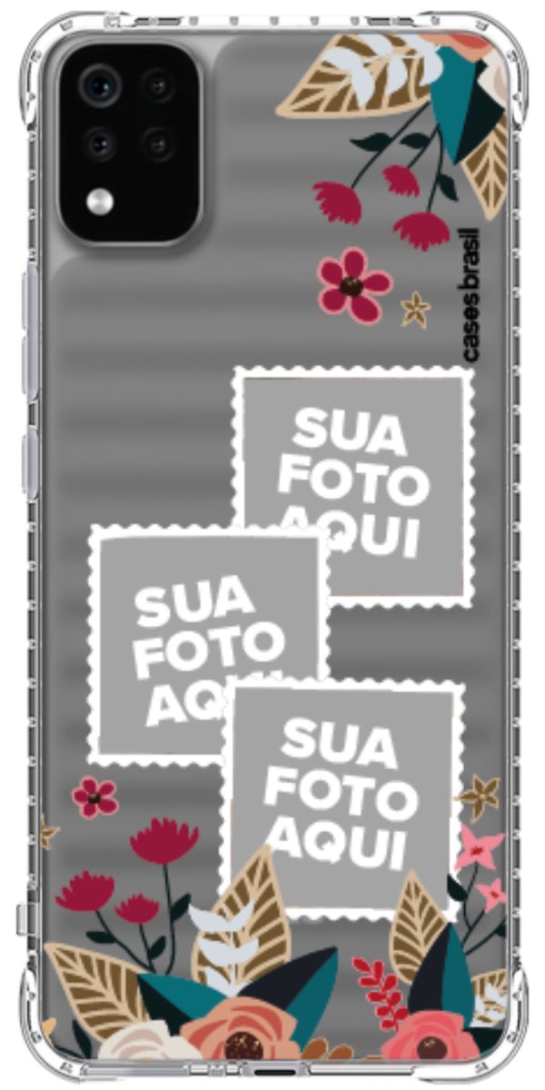 Capinha para Celular Recortes Floridos