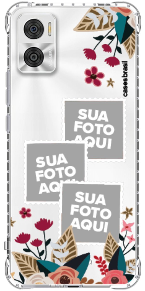 Capinha para Celular Recortes Floridos