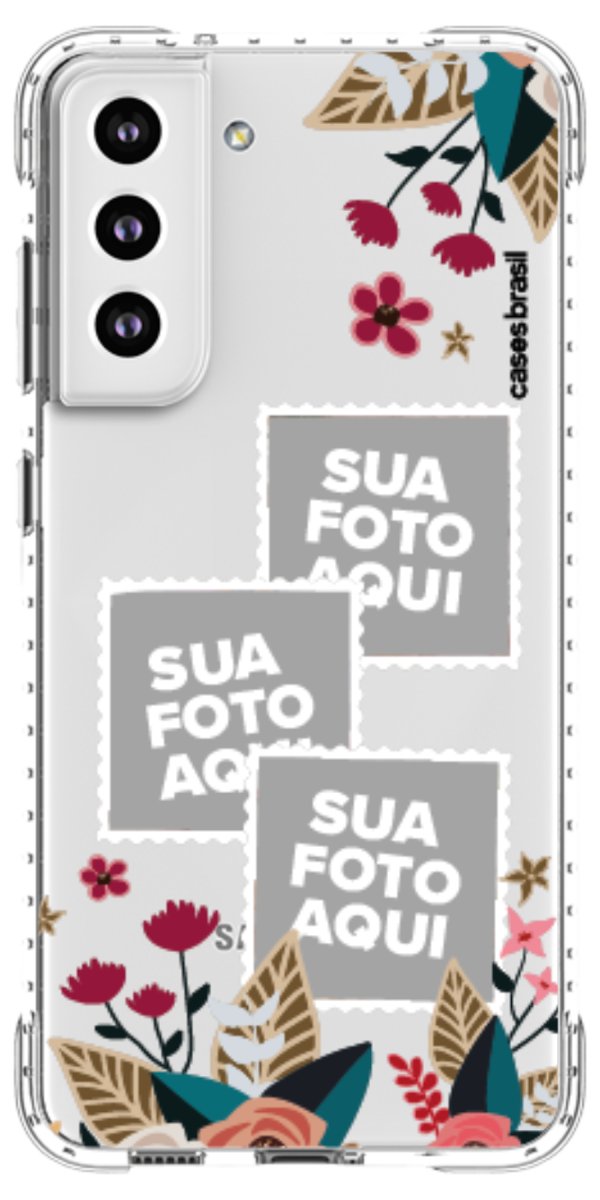 Capinha para Celular Recortes Floridos