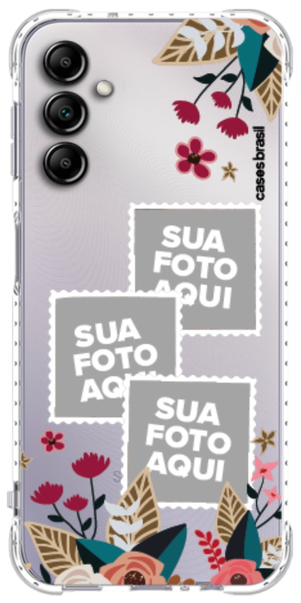 Capinha para Celular Recortes Floridos