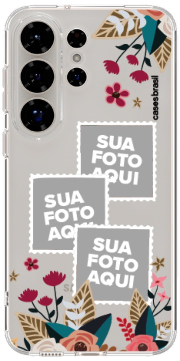 Capinha para Celular Recortes Floridos