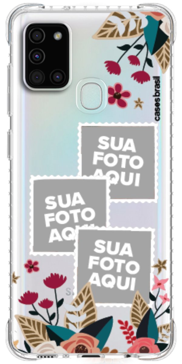 Capinha para Celular Recortes Floridos