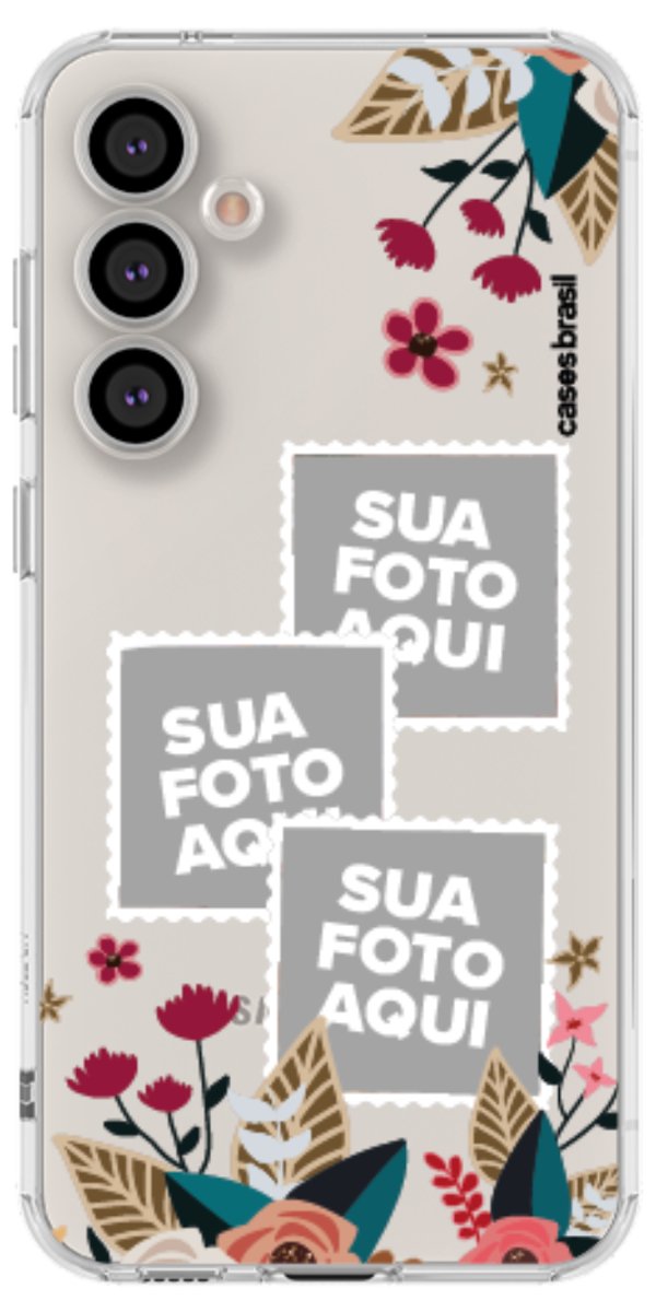 Capinha para Celular Recortes Floridos