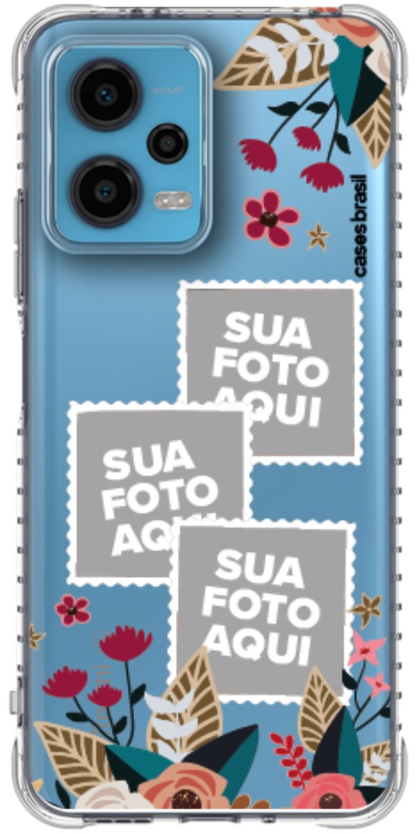 Capinha para Celular Recortes Floridos