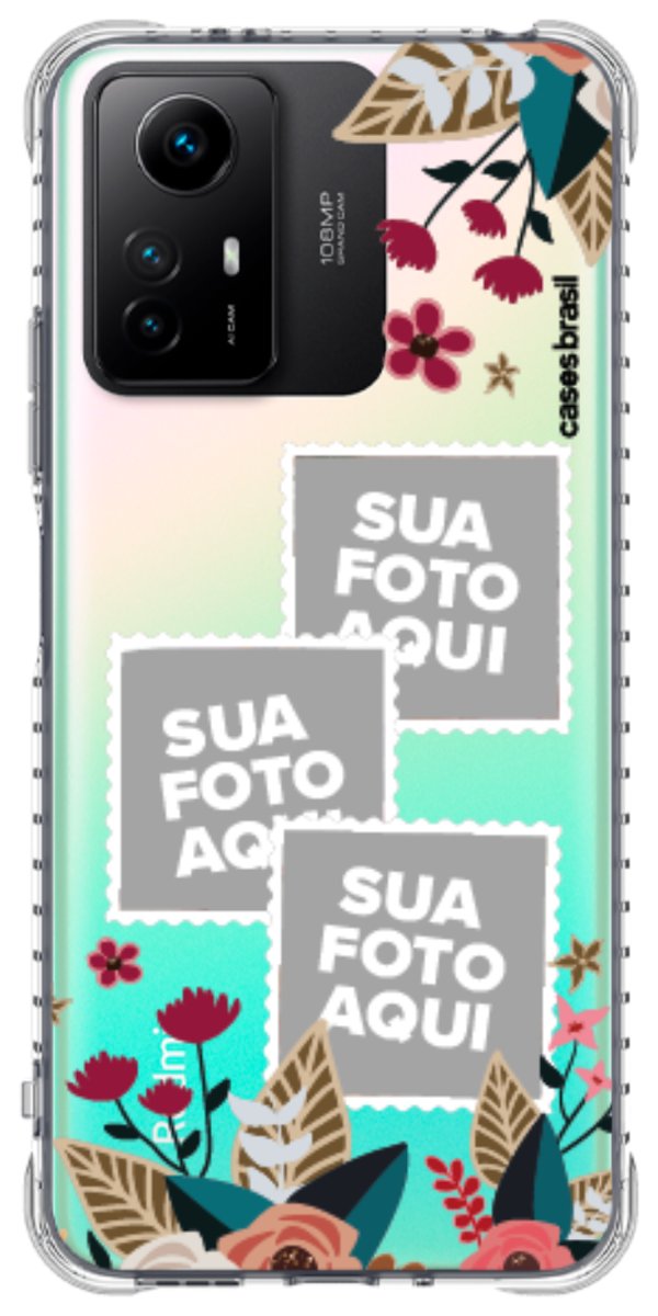 Capinha para Celular Recortes Floridos