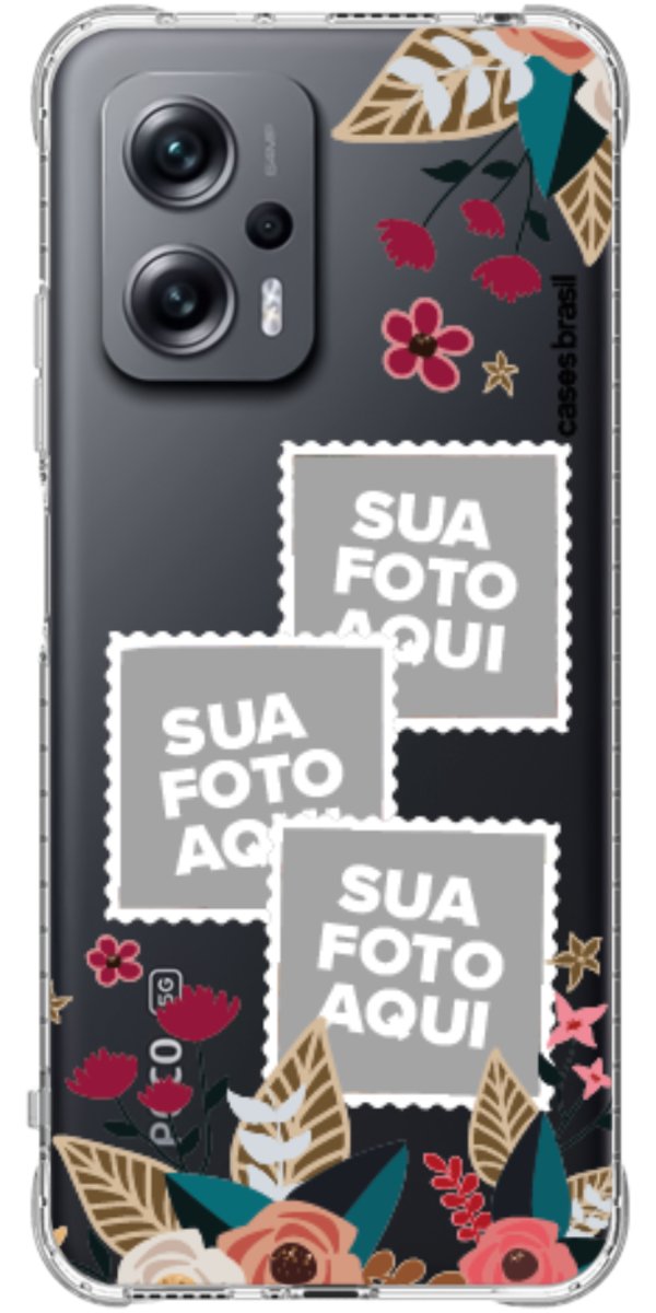 Capinha para Celular Recortes Floridos