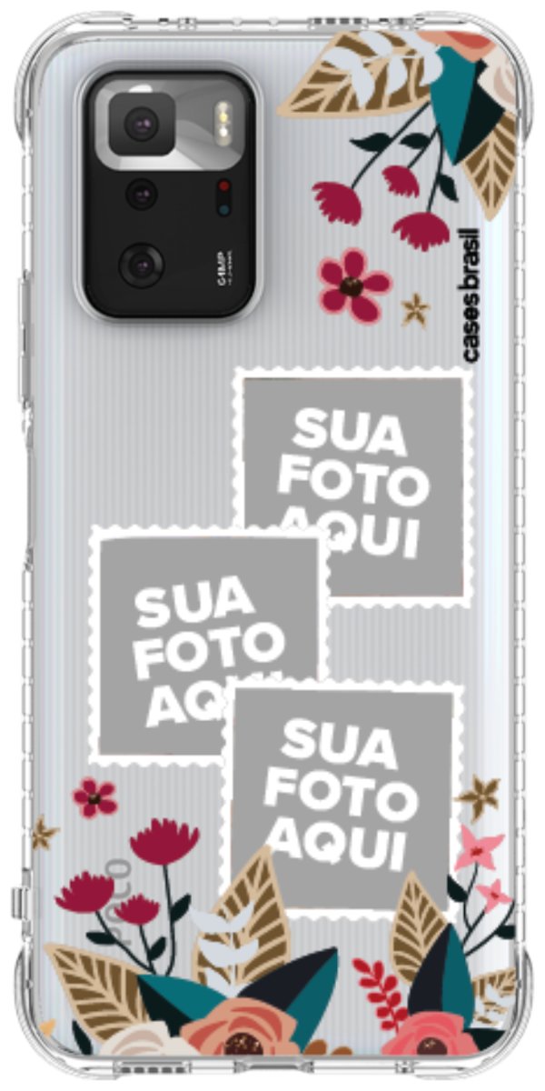 Capinha para Celular Recortes Floridos