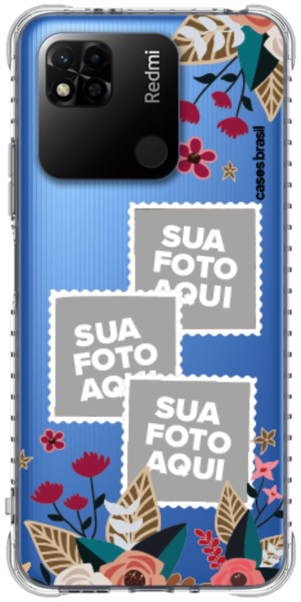 Capinha para Celular Recortes Floridos