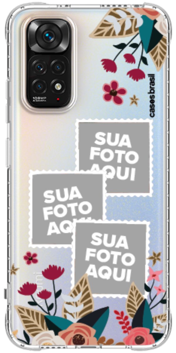 Capinha para Celular Recortes Floridos