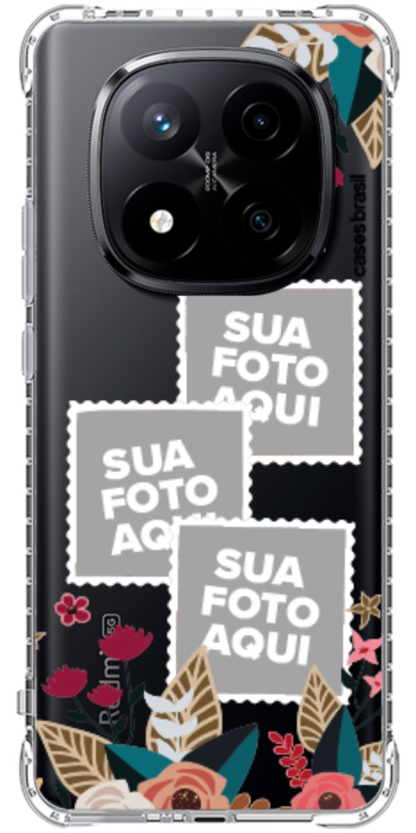 Capinha para Celular Recortes Floridos