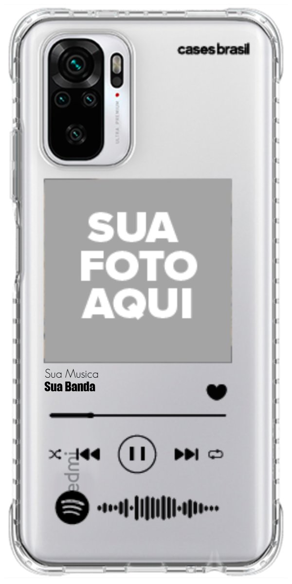 Capinha para Celular Polaroid com Sua Música