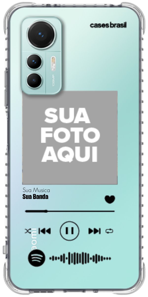 Capinha para Celular Polaroid com Sua Música