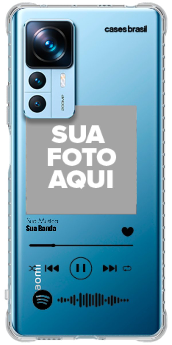 Capinha para Celular Polaroid com Sua Música