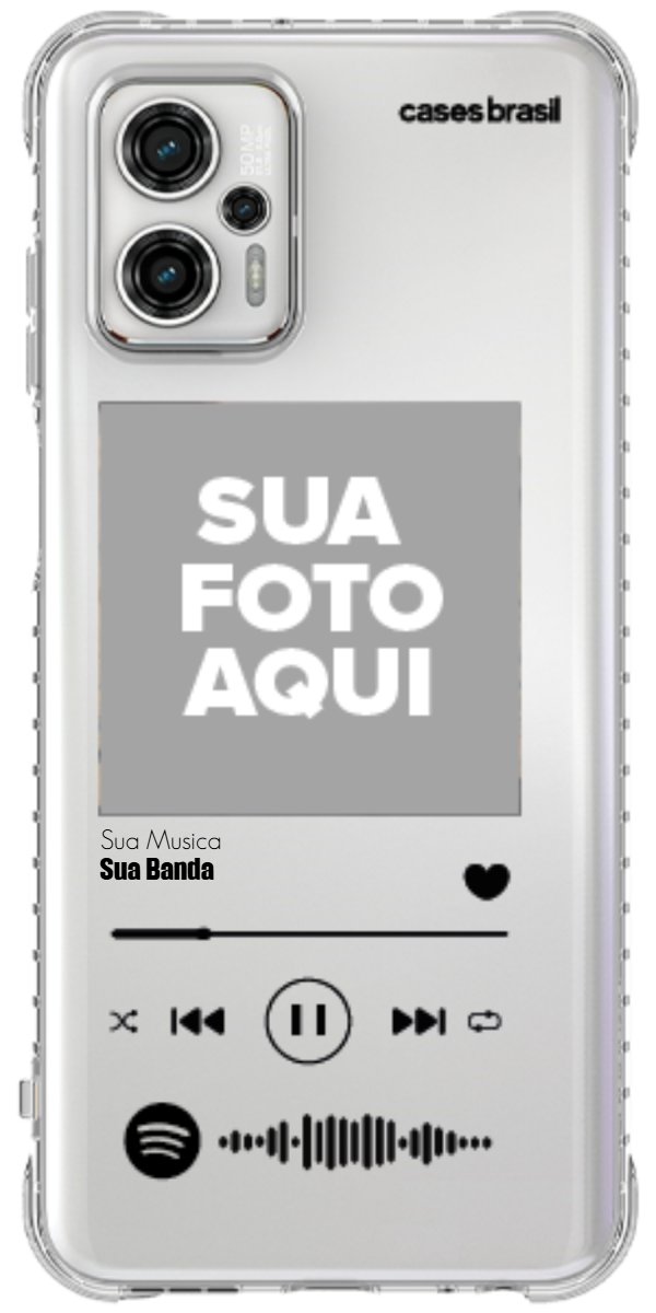 Capinha para Celular Polaroid com Sua Música