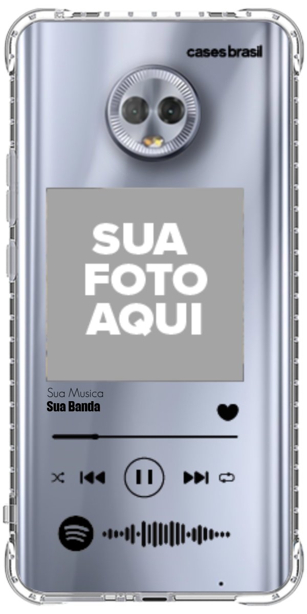 Capinha para Celular Polaroid com Sua Música