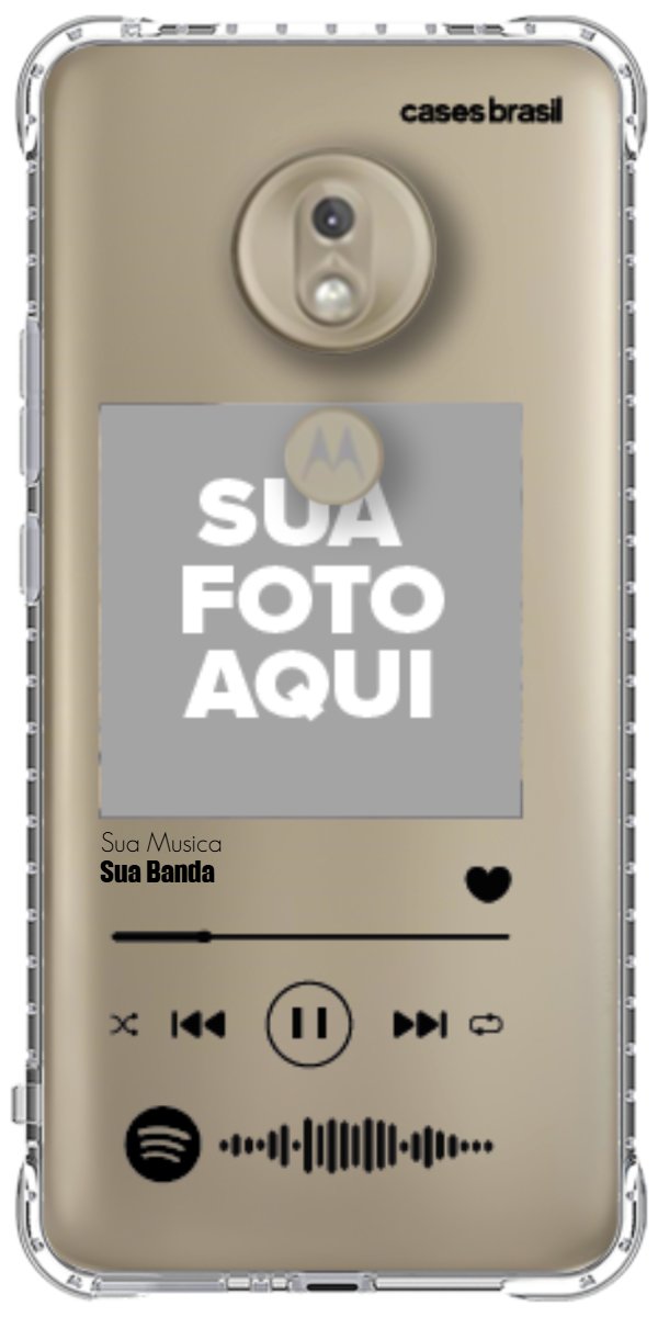 Capinha para Celular Polaroid com Sua Música