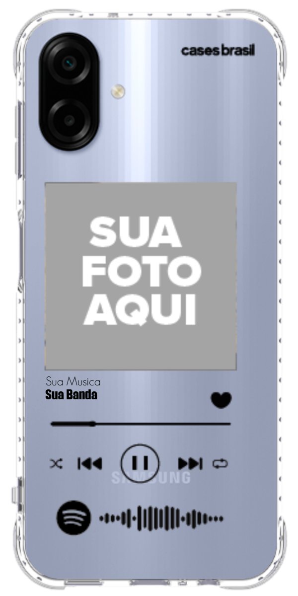 Capinha para Celular Polaroid com Sua Música