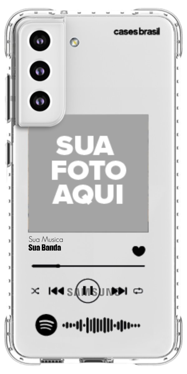 Capinha para Celular Polaroid com Sua Música