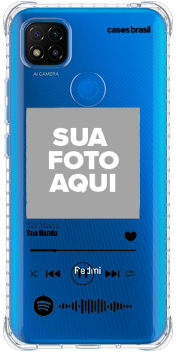 Capinha para Celular Polaroid com Sua Música